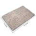 Vdomus Bathroom Mats - 2 Piece Bathroom Rug Set - Non-Slip Toilet Bath Mat - Soft Shower Rugs with Microfiber Construction, Skid-Proof Safety for Kids and Elders - Beige