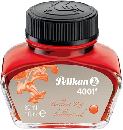 Pelikan 4001 Ink Bottle 30 ml Red Brand Pelikan Germany