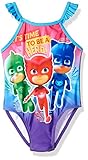 Dreamwave Toddler Girls' Pj Masks Swimsuit, Sky Blue, 4T