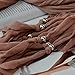 Camel Long Soft Bohemian Fabric Resin Pendant Shawl Scarf Charm Necklace H98K03