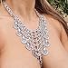 Flesser® Women Coins Statement Bib Chunky Choker Necklace Pendant