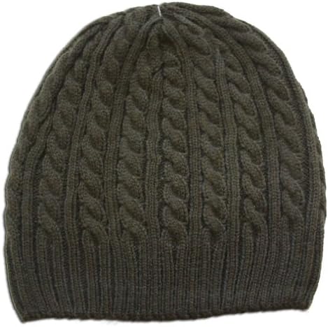 Twister Skully Cable Beanie (Olive)