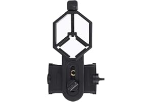 Phone Holder, Long Handle Microscopes Mobile Phone Universal Holder Adapter Mount Bracket Suitable for Bird Glasses, Monocula