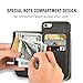 LAMEEKU iPhone 6S Plus Wallet Case, iPhone 6 Plus Card Holder Case, Leather Case with Credit Card Slot Zipper Pocket Shockproof TPU Bumper Phone Cover Compatible with iPhone 6S Plus/6 Plus 5.5