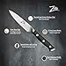 Zelite Infinity Paring Knife 4 Inch, Paring Knives, Small Knife, Fruit Knife, Pairing Knife Kitchen, Pairing Knives - German High Carbon Stainless Steel - Pakkawood Handle - Paring Knife with Sheath