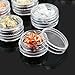 TOOGOO(R) 12 Box Gold Silver Copper Rainbow Foil Paillette Chip Nail Art Design Decoration
