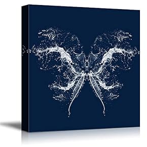 Dynamic Water Splash Butterfly Home Artwork for Living Room Bedroom