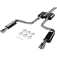 Flowmaster 17405 Force II Cat-Back Exhaust Kit 2.5 Inch Aluminized Steel 4 Inch Polished 304 Stainless Steel Tips Compatible with 2005-2010 Dodge Magnum RT Charger RT Chrysler 300C 5.7L including AWD