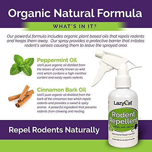 Mouse Repellent Peppermint Oil Spray plus Cinnamon Oil MAX Power