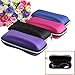 Mimgo Store Protable Rectangle Zipper Sunglasses Hard Eye Glasses Case Eyewear Protector Box (Black)