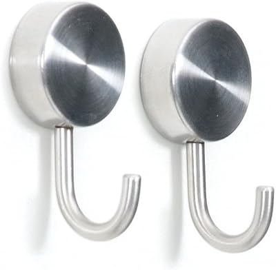 FIRST4MAGNETS Trendform Magnetic Hooks Stainless Steel 250g Hold Set of 2