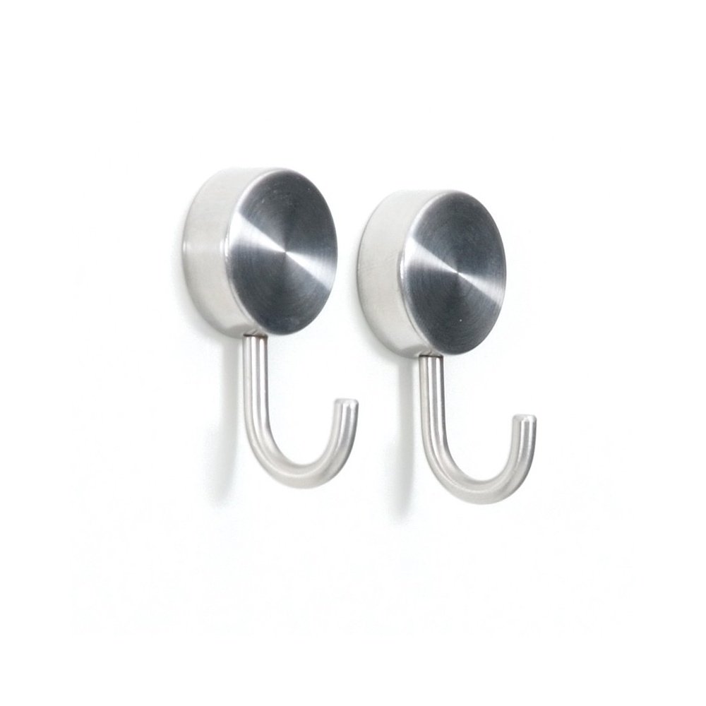 Trendform® Stainless Steel Magnetic Hooks (1 set of 2)