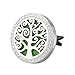 Car Diffuser Vent Clip Aromatherapy Car Essential Oil Diffuser Stainless Steel Locket with 8 Refill Pads - Birthday Gifts for Women