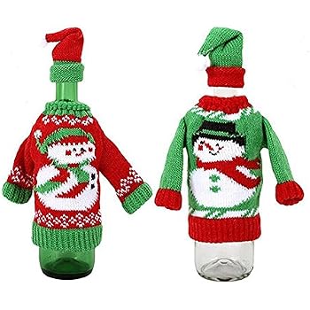 wine bottle christmas jumper