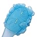 Bath Loofah & Brush with Long Handle Sponge Back Scrubber Shower & Bath Handle Exfoliating Pouf Scrubber on a Stick Body Back Luffa Brush by Woods World (Blue)