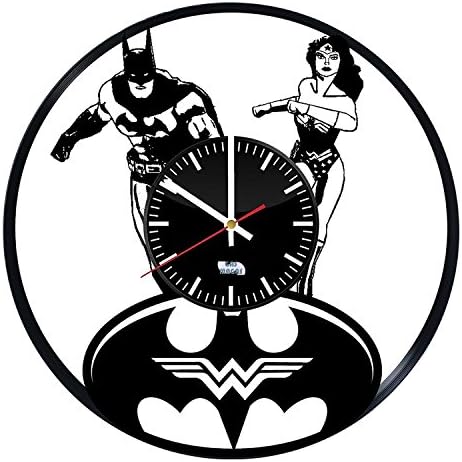 Comics Superheroes Design Vinyl Record Wall Clock - Get unique home room, office wall decor - Gift ideas for his and her – Unique Modern Fan Art