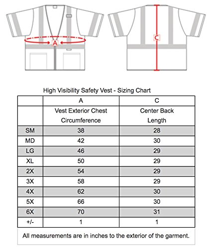 Brite Safety Style 1315 Hi Vis Safety Vest, Short Sleeve, Zipper Closure, Polyester Mesh, 6-pocket, ANSI 107 Class 3 (2X-Large, Hi Vis Orange) - Thumbnail 2