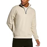 BOSS Women's Patch Logo French Terry Quarter Zip Up Sweatshirt