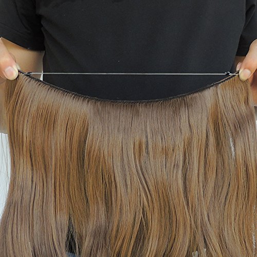 Secret Halo Hair Extensions Flip in Curly Wavy Hair Extension Synthetic