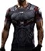 L&H Men's Second-Skin Cycling Jogging Quick-Day Second-Skin Compression Shirt