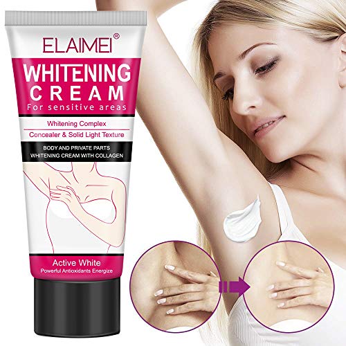 Natural Whitening Cream, Underarm Lightening and Brightening Deodorant Cream, Armpit Whitening Body Creams, Underarm Repair Whitening Cream Between Legs Knees Sensitive Areas