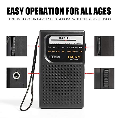 1 Portable+Pocket+Transistor+Battery+Operated