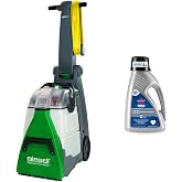 Bissell BigGreen Commercial BG10 Deep Cleaning 2 Motor Extractor Machine &amp; Bissell 78H63 Deep Clean Pro 4X Deep Cleaning Concentrated Carpet Shampoo, 48 ounces - Silver