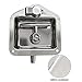 Ologymart T Handle Car Truck Trailer Camp Stainless Steel Folding T Shape Handle Lock Tool Latch