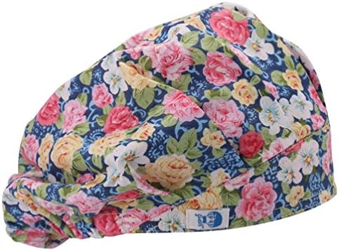 Tommhanes Bouffant Scrub Cap Scrub Hat One Size Green
