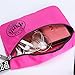 Homekit Travel Waist Pack VS Pink Fanny Pack Summer Time Waist Bag Pink Waterproof Break Fanny Bag Card Pocket (black)