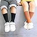 VWU 6 Pack Little Girls Boys Tube Socks Knee High Socks 1-8 years (S (1-3 years))