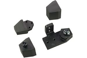 PACIFIC DOORWARE Arch/Vistawall Style TOP & Bottom Pivot Hinge Set for Commercial Adams Rite Type Storefront Door, Choose Handing & Finish (Left Hand in Dark Bronze)