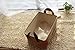 Tosnail 2 Pack Collapsible Jute Storage Bin Nursery Baskets with Leather Handle - Great for Bedroom, Closet, Toys and Cat (Stuff Print)