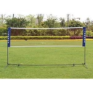 Sports God Portable Badminton Volleyball Tennis Net Set with Stand/Frame