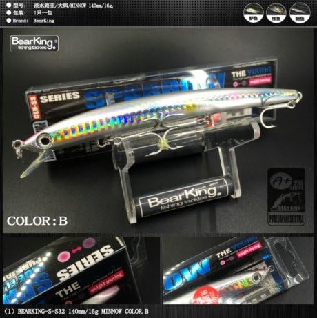 Good Fishing Lures Minnow,Quality Professional Baits 14Cm/16G, Model Crankbaits Penceil Bait Popper