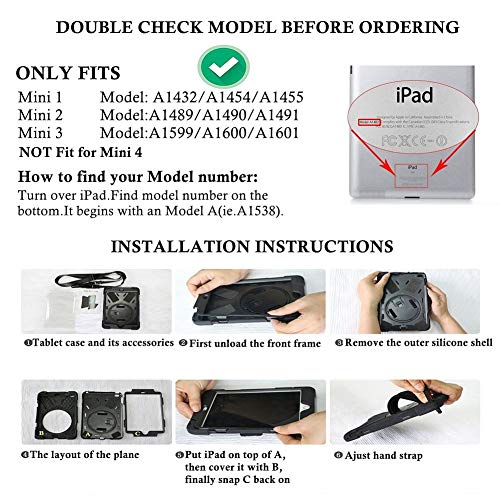 ipad mini bolsa with shoulder strap