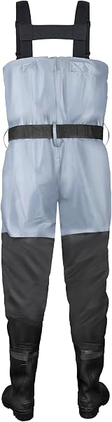 Night Cat Waterproof Chest Waders with Boots Men Women Blue UK 11 view 3