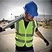 Neiko High Visibility Safety Vest ANSI Class 2, No Pocket, Neon Yellow, XX-Large (2XL)