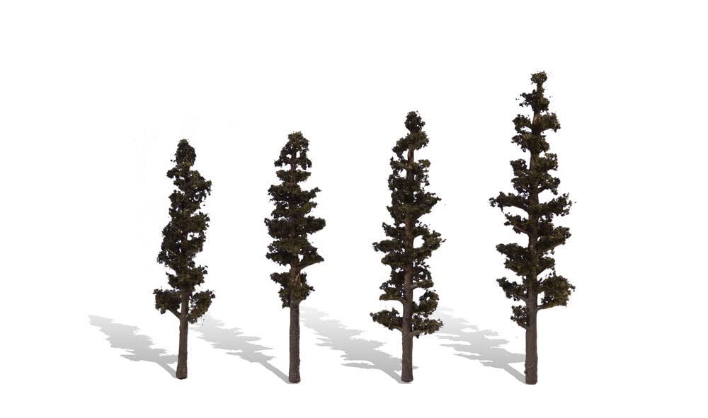 Woodland Scenics Plastic Standing Timber Trees 4-inch to 6-inch