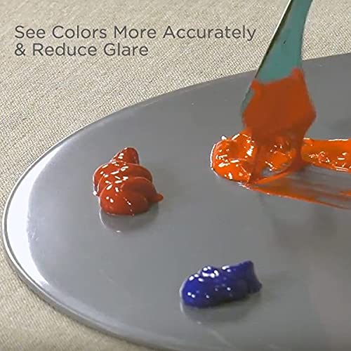 Soho Urban Artist Neutral Gray Artist Paint Palette Oval Arm Easy