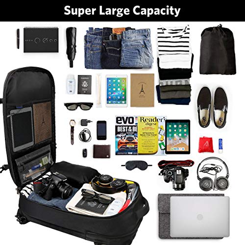 Inateck 40L Travel Backpack, Flight Approved Carry on Backpack Hand