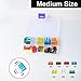 E-KYLIN Auto Standard Medium Size Blade Fuse 70pcs 5A 7.5A 10A 15A 20A 25A 30A Assortment Set for Car Truck Motor ATM Box, Add-A-Circuit Fuse Holder, APS ATT LOW PROFILE ATM LP FUSETAP