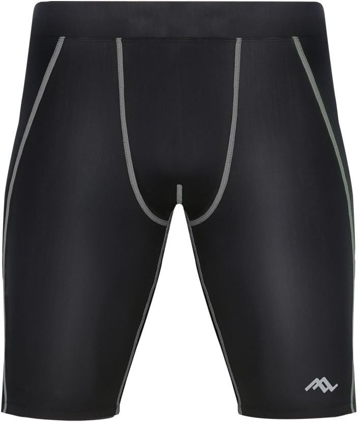 PASSWIN Men's Cool Dry Sports Compression Shorts Pants