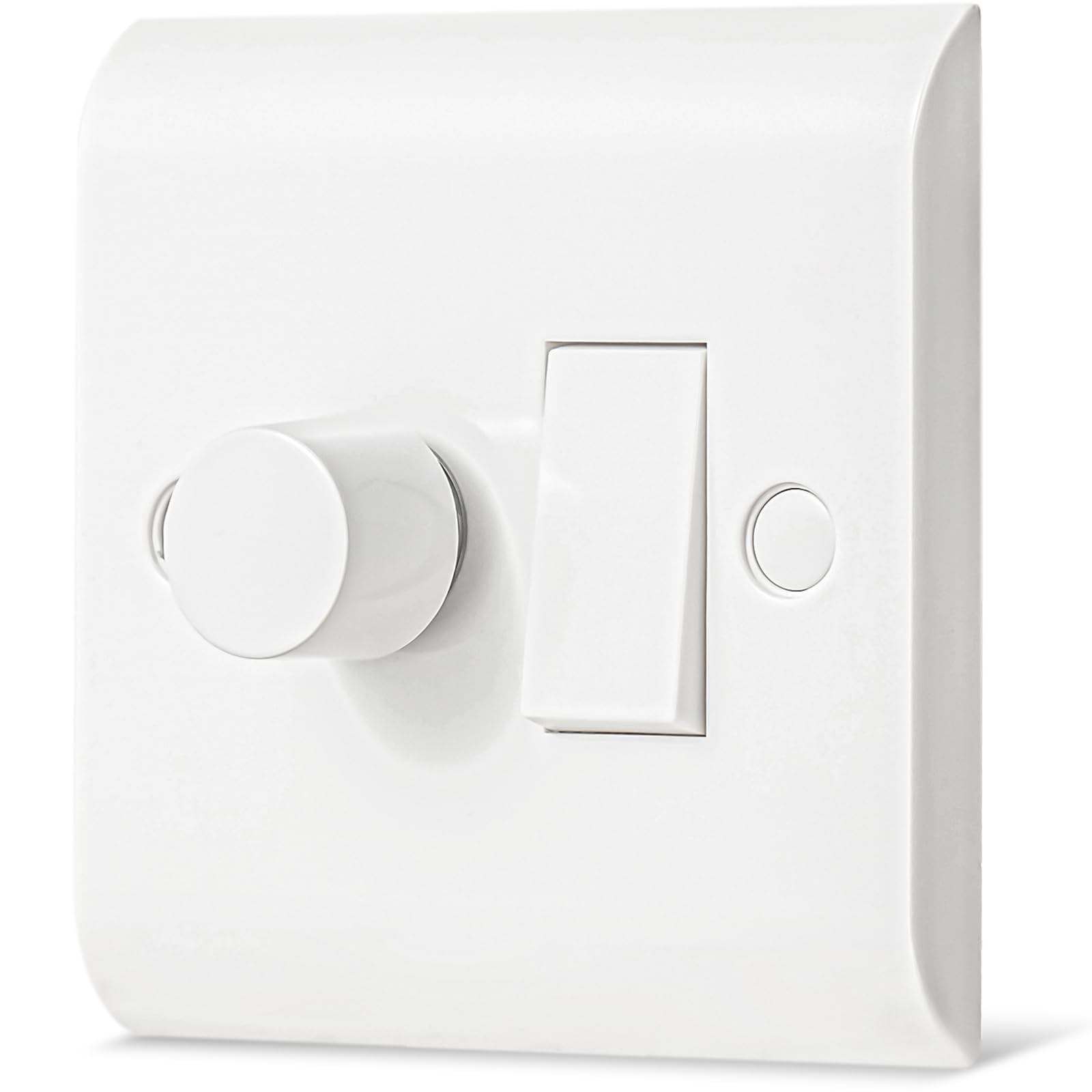 LED Dimmer and Rocker Wall Light Switch Combo, 2 gang 2 Way Switch & Trailing Dimmer On/Off Trailing Edge Switches for LED/Halogen Bulbs/Incandescent Lights