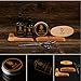 Deluxe Beard Grooming Trimming and Maintenance Kit for Men - Beard Oil, Balm, Comb, Brush, Mustache Scissors Trimmer, Shaping Tool, Argan Oil - Luxuri