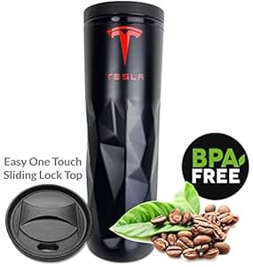 Amazon.com: TESLA Travel Mug Coffee Tumbler - Ultra ...