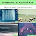 Car Windshield Repair Kit - Upgraded Windshield Repair Kit, Windshield Chip Repair Kit for Chips and Cracks, Bulls-Eye, Spider Web, Star-Shaped, Nicks, Half-Moon