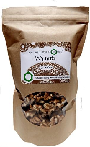 Natural Healing House Organic Raw Walnuts (halves and pieces) 16 oz