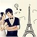 Urparcel Removable Romantic Art Paris Wall Sticker Decal Decoration Decor Home Kitchen