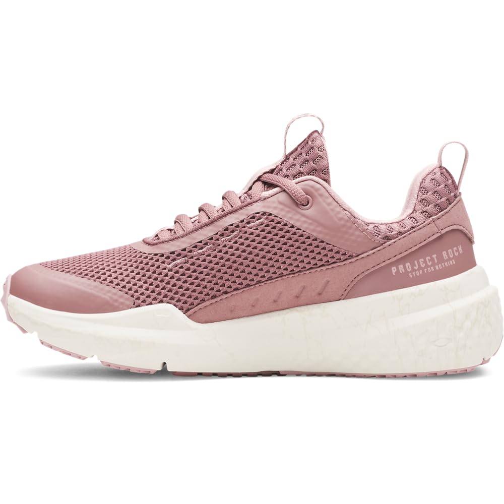 Under Armour Women’s Project Rock Blood Sweat Respect 5, (651) Maroon Mist/Tourmaline Pink/Tourmaline Pink, 8, US